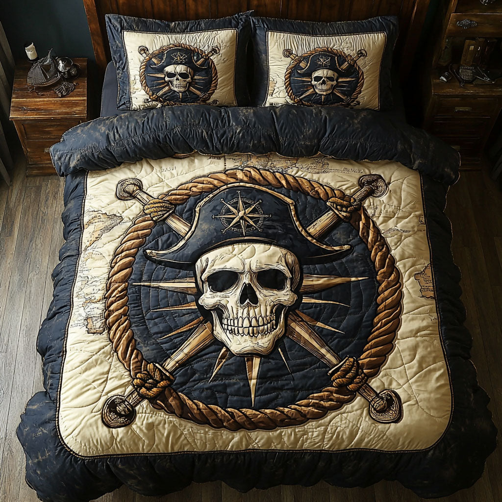 Seafarer’s Compass CP1209044CL Duvet Cover Set