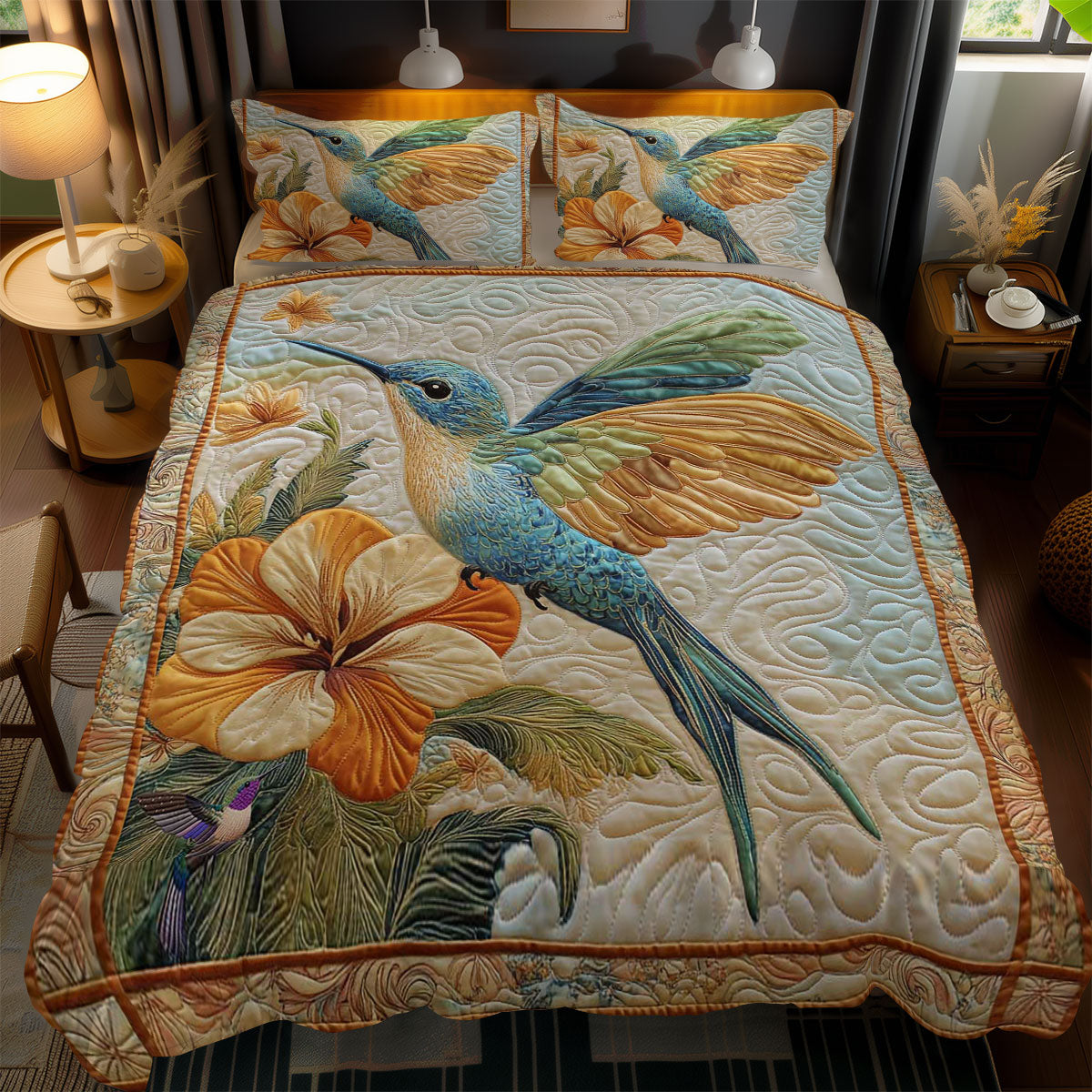 Hummingbird Blossom WN2412042CL Duvet Cover Set