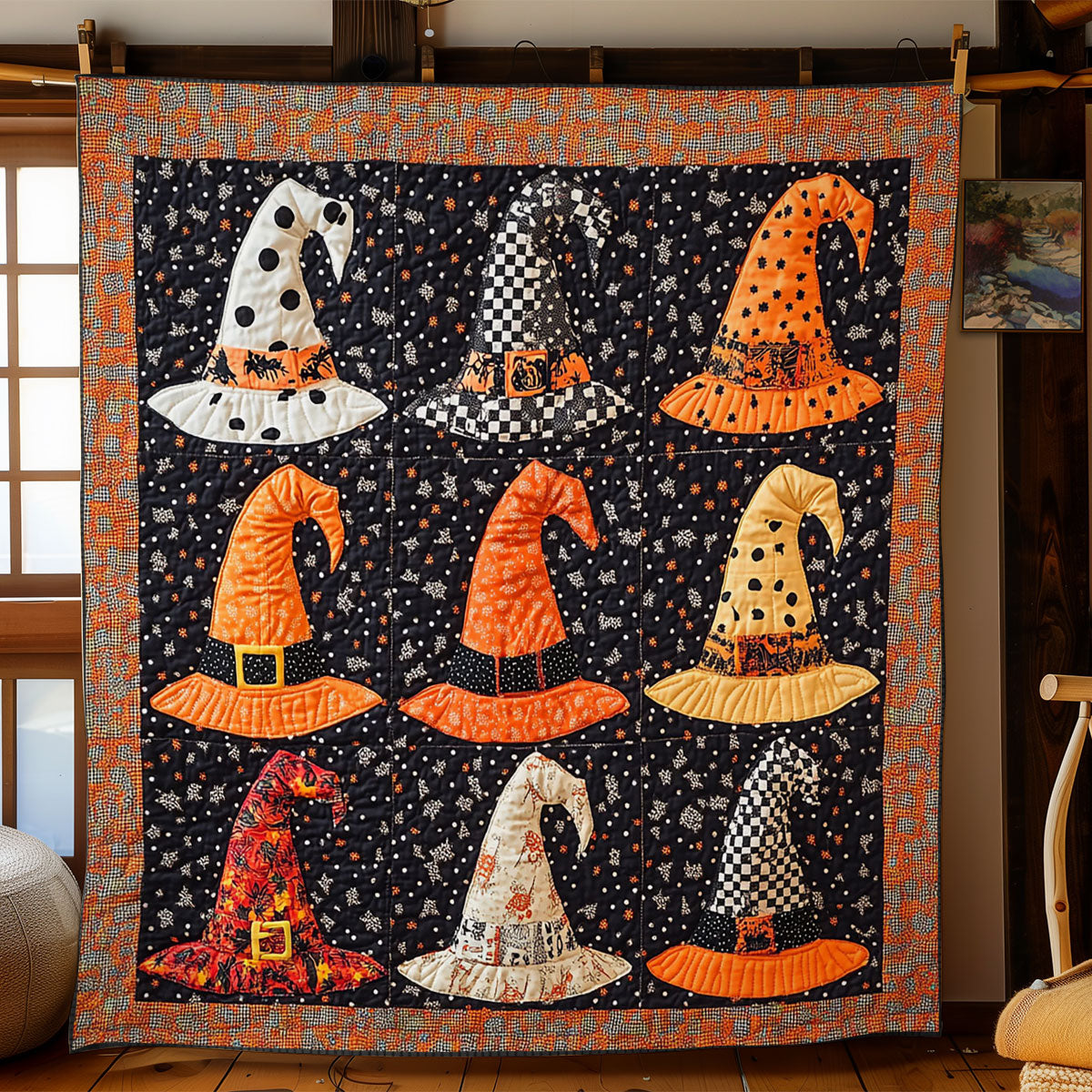 Witch Hat Whimsy WJ3107030CL Quilt