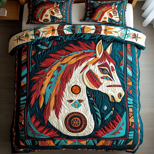 Tribal Horse DH0210006CL Duvet Cover Set