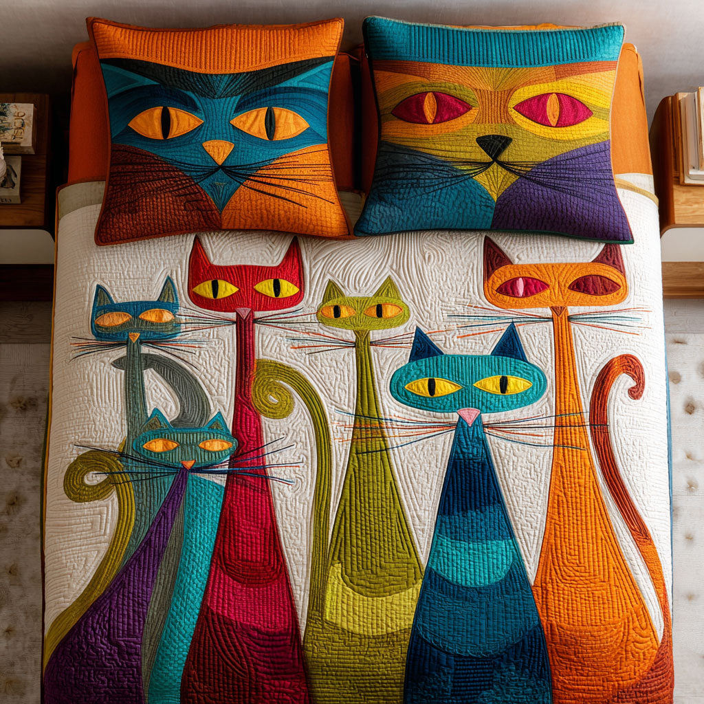 Playful Cat CW1011023CL Duvet Cover Set