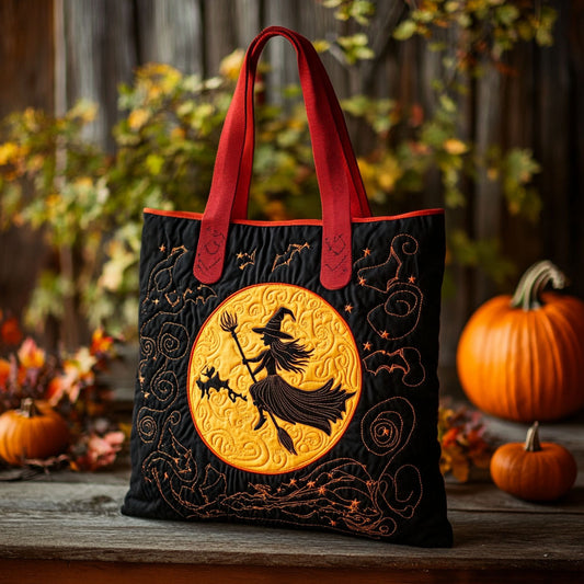 Moonlight Witch WN2709052CL Quilted Tote Bag