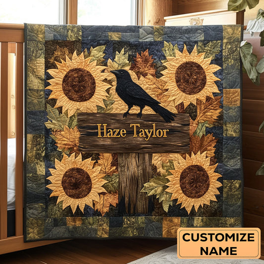 Whispering Crow WN2907104CL Personalized Baby Quilt