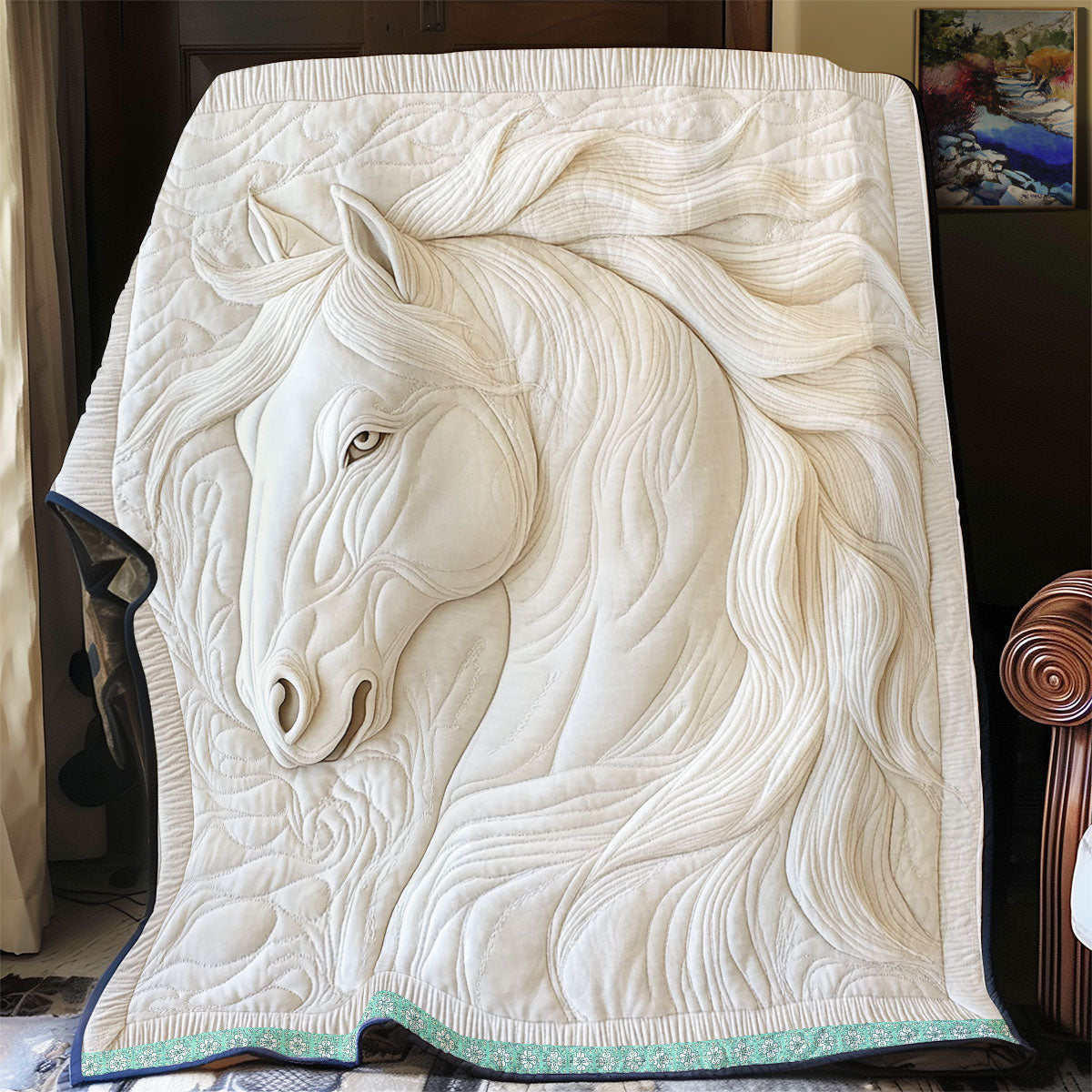 Graceful Horse Elegance WX2512025CL Quilt
