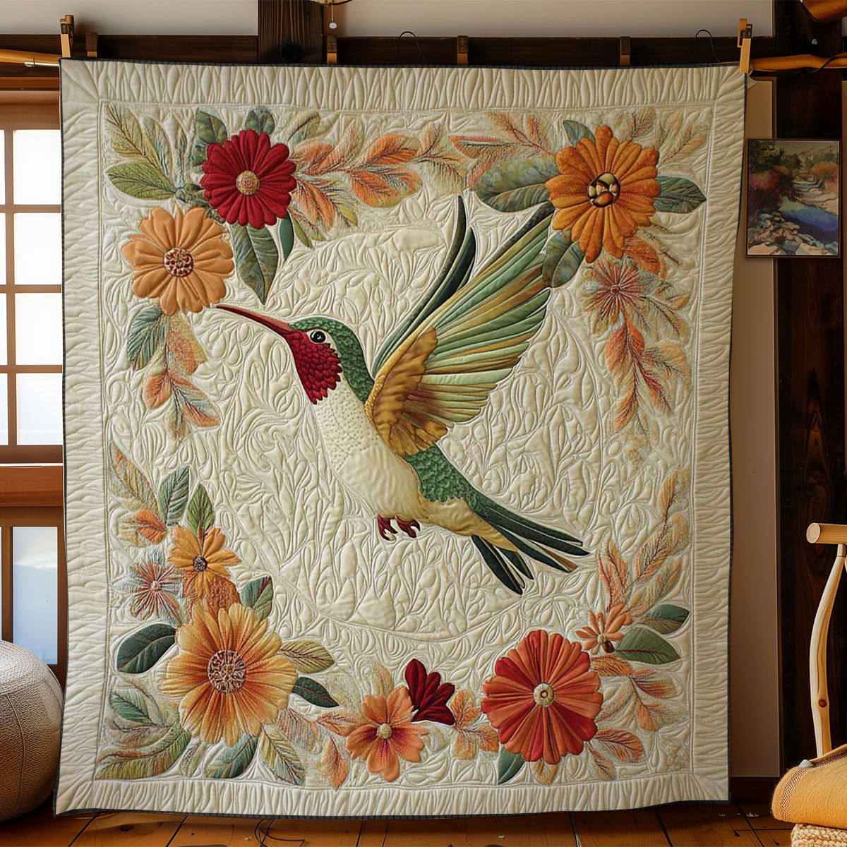 Hummingbird Symphony WN0701024CL Quilt