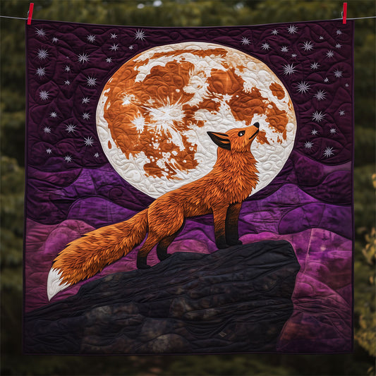 Fox Standing Under Blood Moon LT2309005CL Quilt