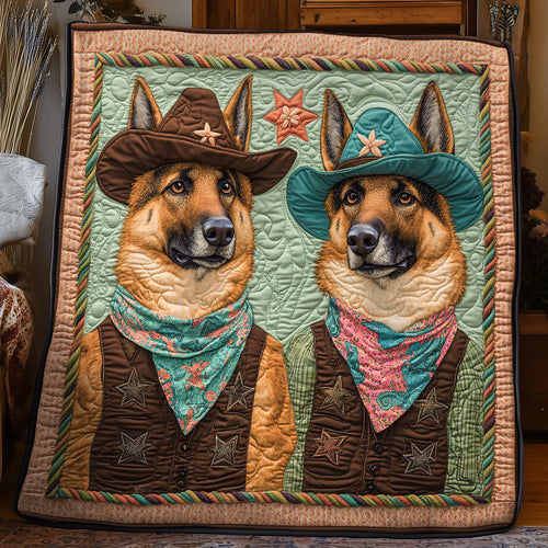 German Shepherd Western WX3105028CL Quilt