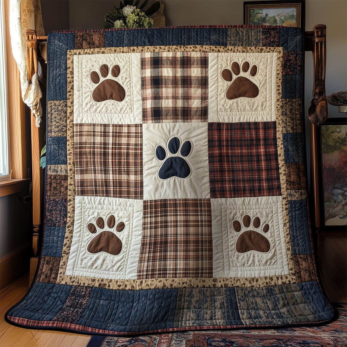 Trail Of Paws WY0703037CL Quilt