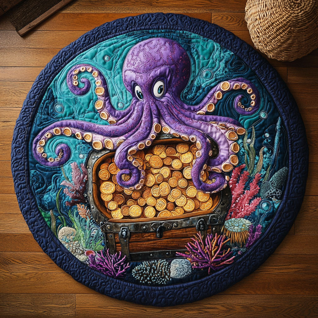 Treasure Guardian WY2304047CL Quilted Round Mat
