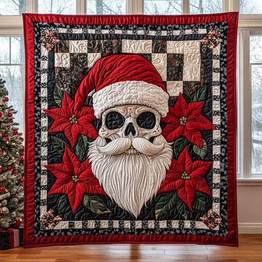 Skull Holly Night CW0810050CL Quilt