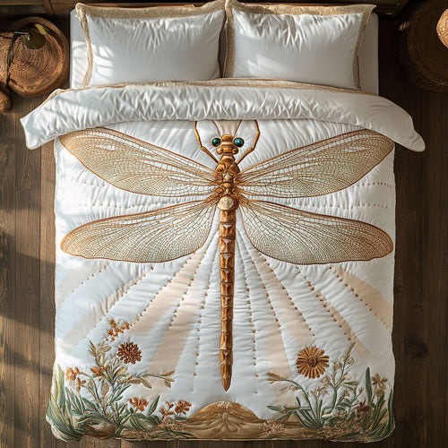 Dragonfly Ivory CW2709025CL Duvet Cover Set