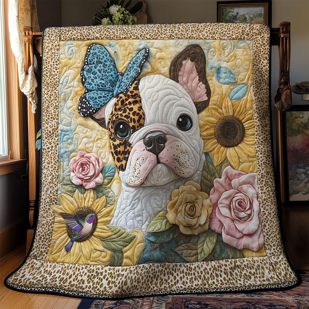 Butterfly Bulldog WN2412024CL Quilt