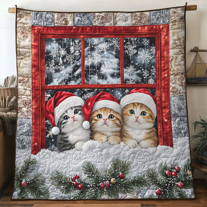Cat Cozy Night WN1411012CL Quilt