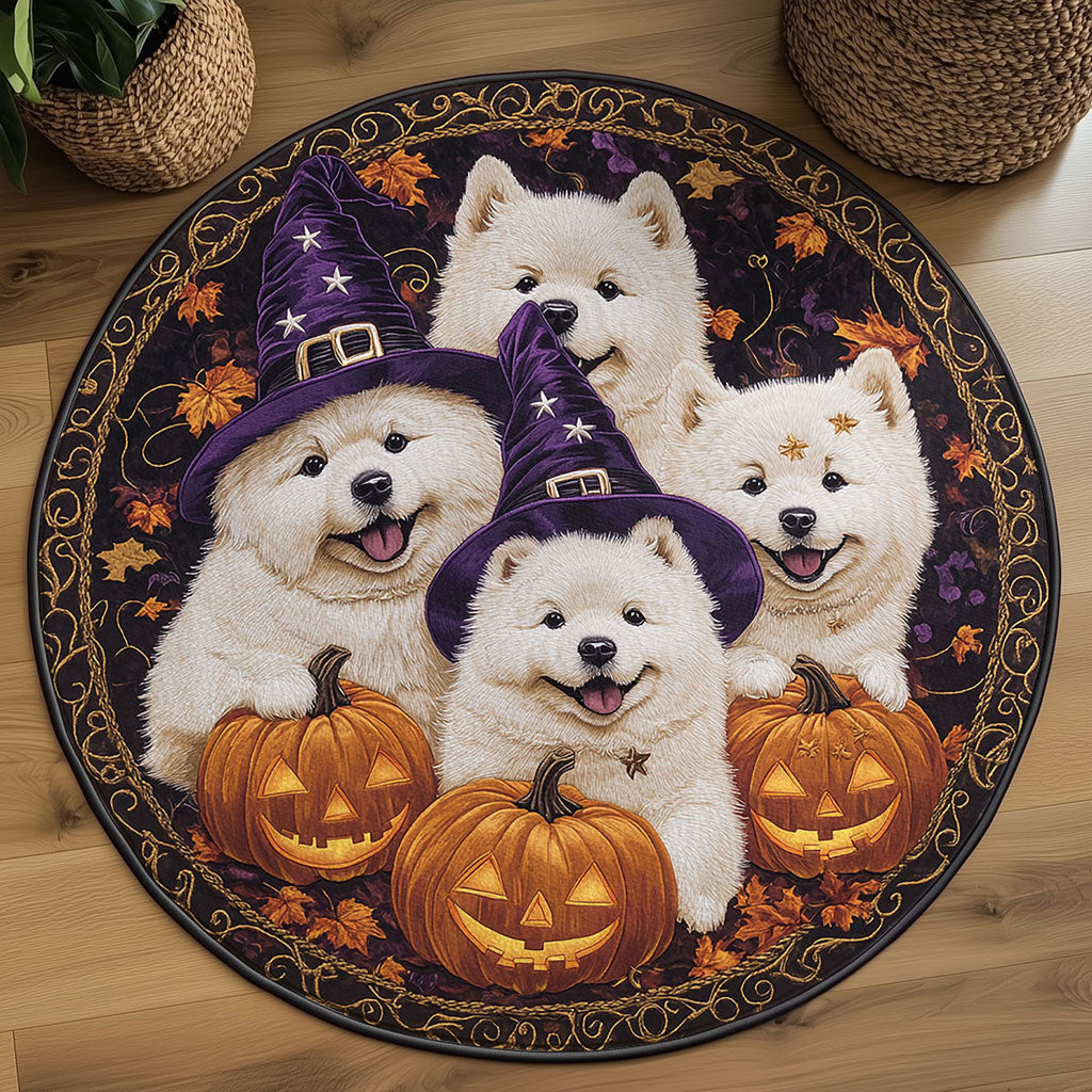 Happy Paws Chow Chow WN1108039CL Quilted Round Mat