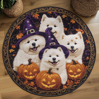 Happy Paws Chow Chow WN1108039CL Quilted Round Mat