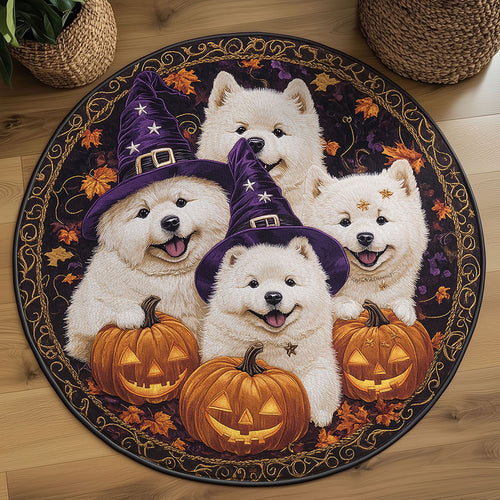 Happy Paws Chow Chow WN1108039CL Quilted Round Mat