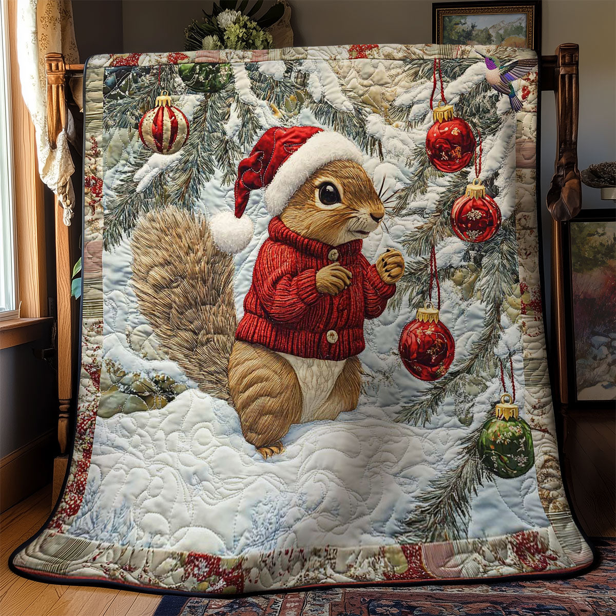 Winter Squirrel WN0711024CL Quilt