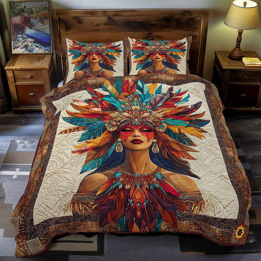 Feather Headress Women WY2412019CL Duvet Cover Set