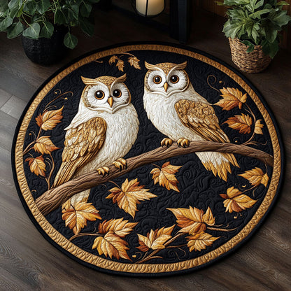 The Wise Nest CM0505035CL Quilted Round Mat