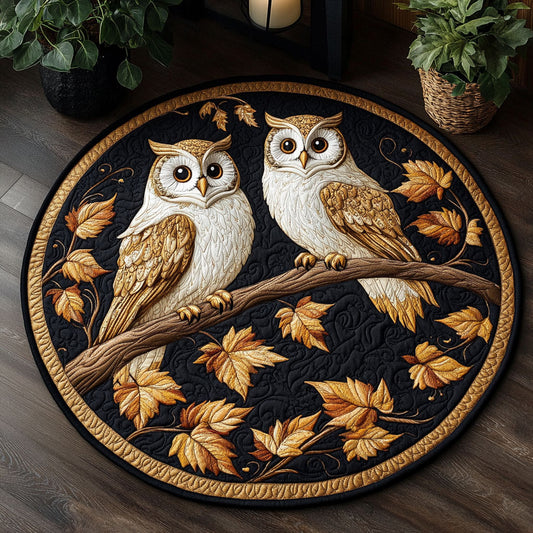 The Wise Nest CM0505035CL Quilted Round Mat