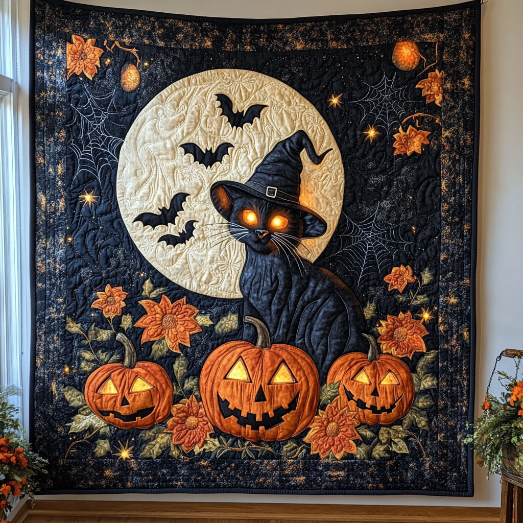 Cat In The Vines WN0708019CL Quilt