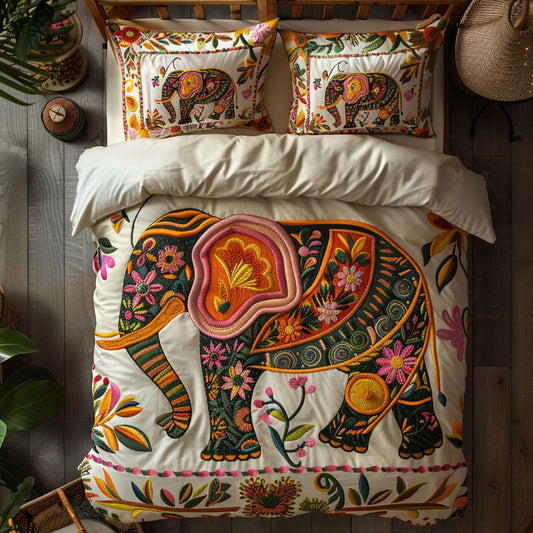 Floral Elephant CP1404060CL Duvet Cover Set