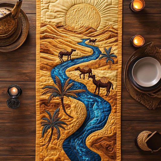 Sunset Dunes CW2105359CL Quilted Table Runner