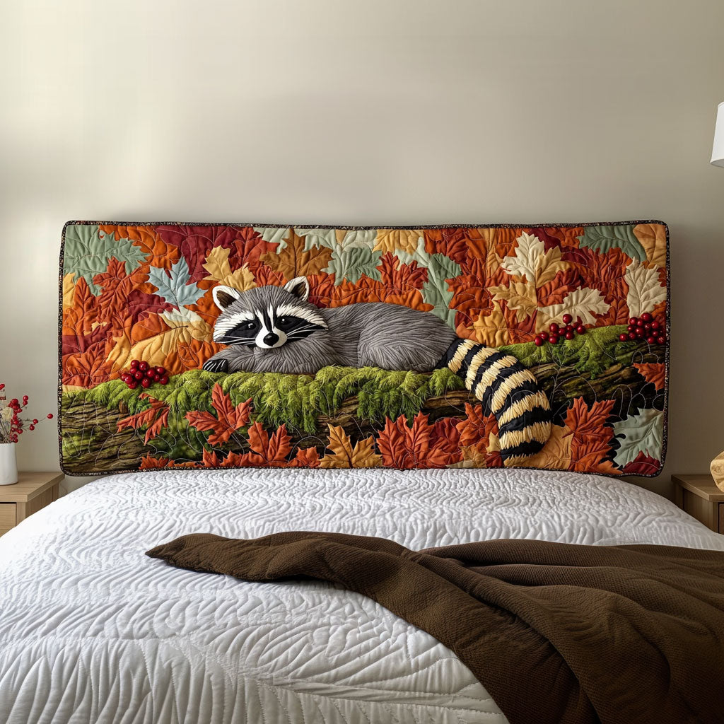 Sleeping Racoon QA3112014CL Quilted Headboard Slipcover