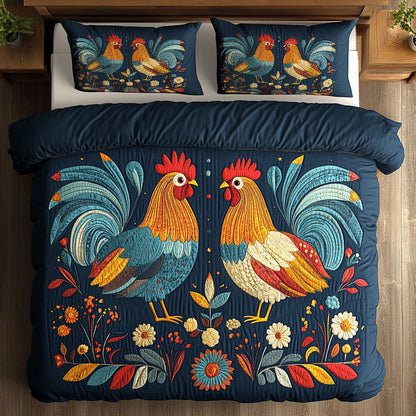 Sunny Bloom Chicken WN1411118CL Duvet Cover Set