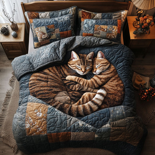 Comfortable Sleeping Cat WY2702002CL Duvet Cover Set