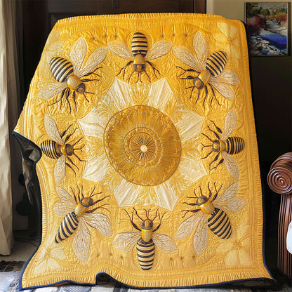 Magical Bee Mandala WY3012023CL Quilt