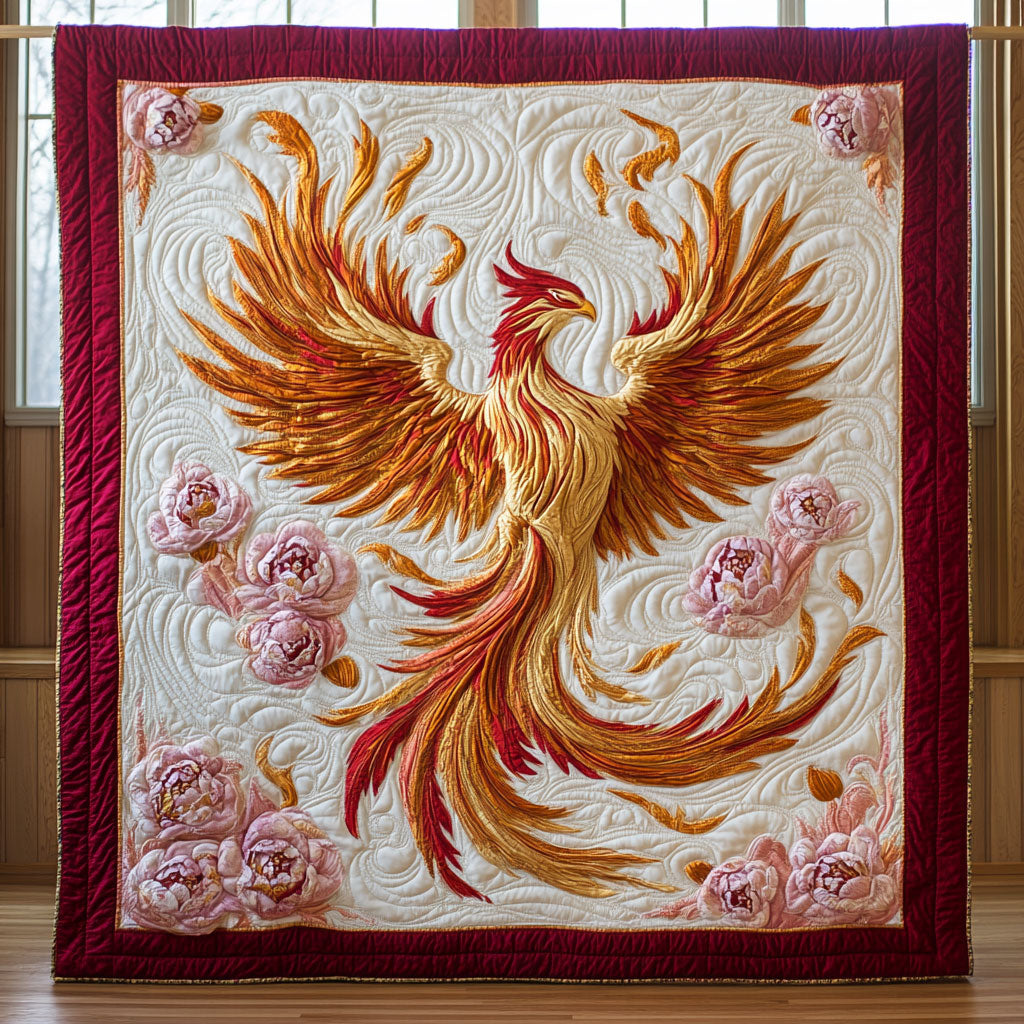 Phoenix Fire Blossom CW2107029CL Quilt