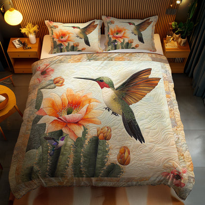 Cactus Bloom Hummingbird WN2311081CL Duvet Cover Set