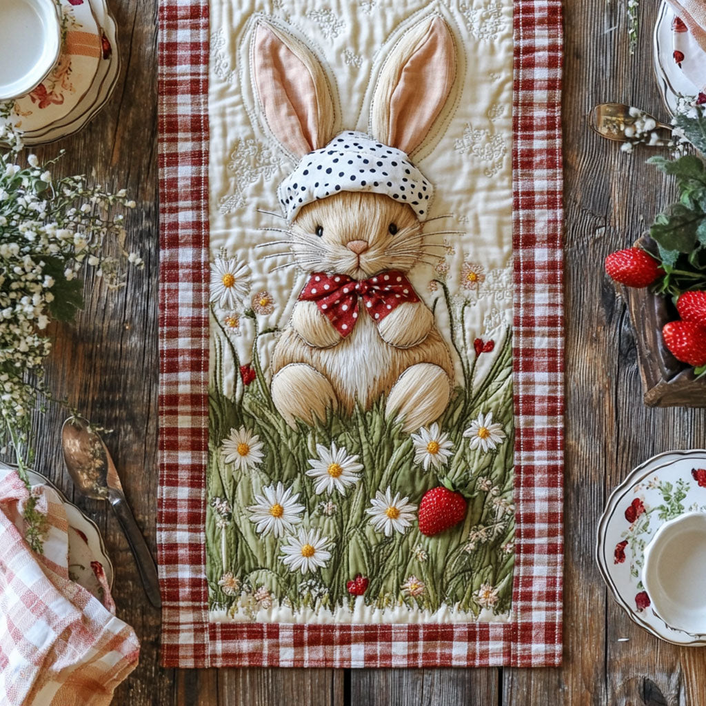 Garden Bunny WN1807055CL Quilted Table Runner