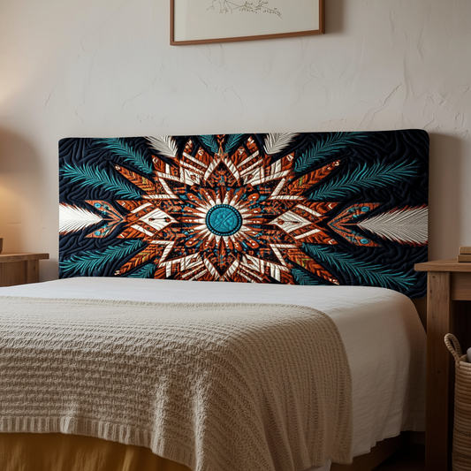 Spirit Mandala Pattern KL1212008CL Quilted Headboard