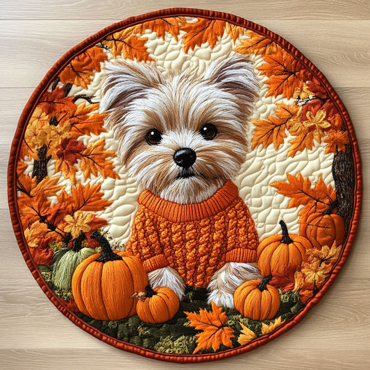 Autumn Yorkshire CW0907002CL Quilted Round Mat