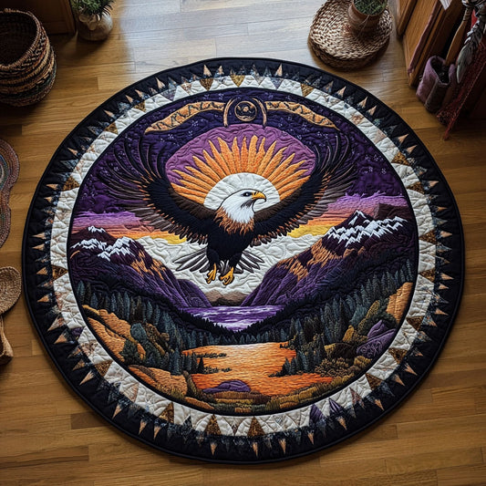 Forest Eagle WY1905024CL Quilted Round Mat