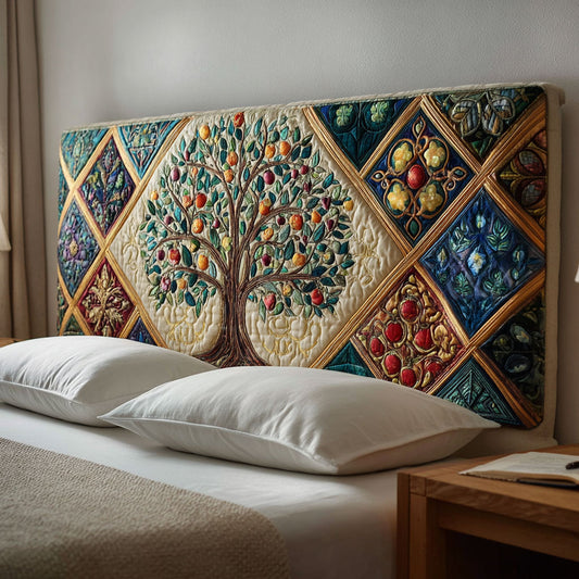 Verdant Mosaic CP2412041CL Quilted Headboard Slipcover