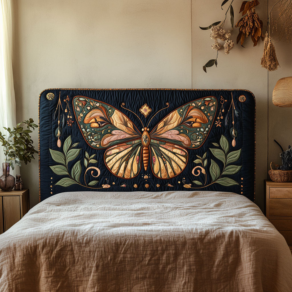 Celestial Mandala Butterfly KL1612001CL Quilted Headboard Slipcover