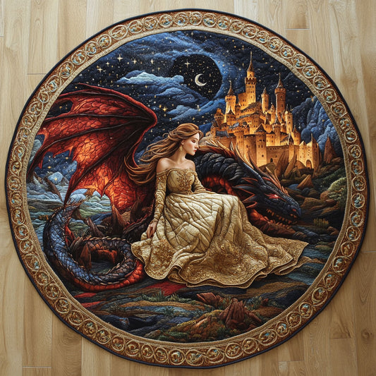 Wings And Woman WN0307053CL Quilted Round Mat