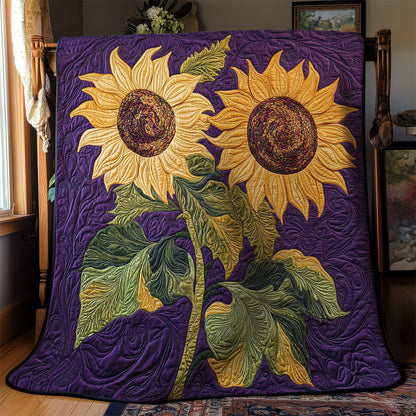 Golden Petals WN1703071CL Quilt
