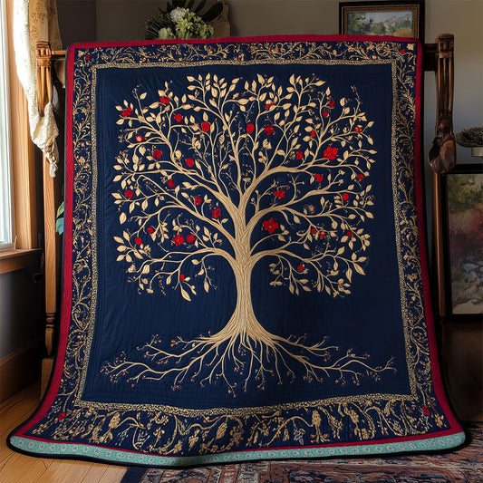 Floral Tree WX1812015CL Quilt