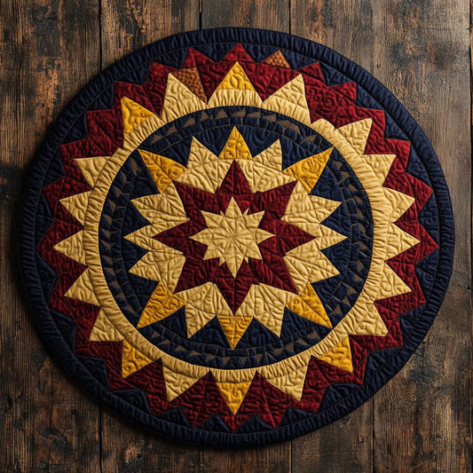 Native Sunburst WN2807099CL Quilted Round Mat