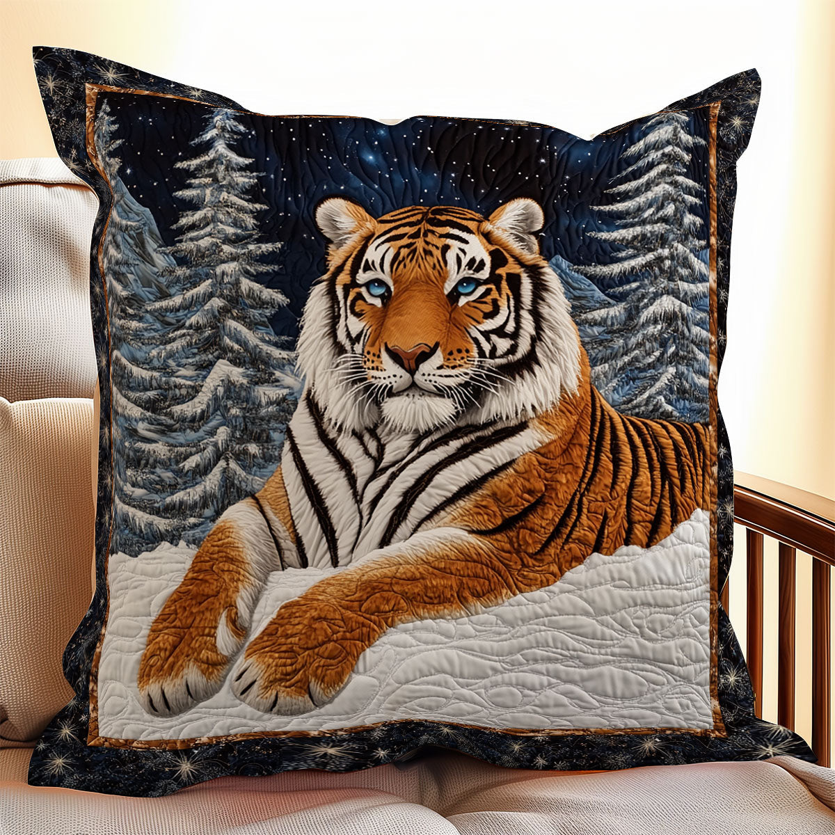 Mystic Tiger WX0406104CL Quilt Pillow Case