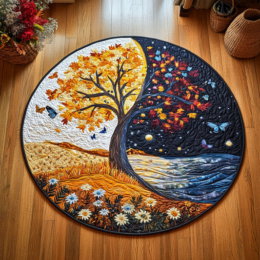 Celestial Tree Of Life WY1208052CL Quilted Round Mat