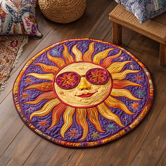Festival Hippie WN2103085CL Quilted Round Mat