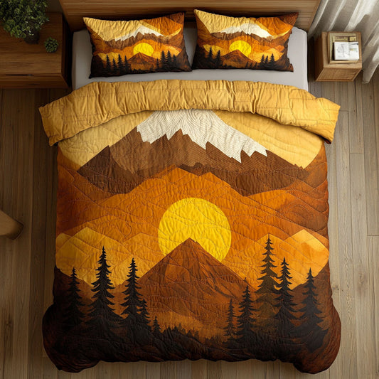 Crimson Dawn Mountain WN1208014CL Duvet Cover Set