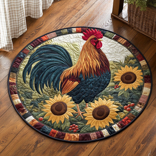 Golden Fields CP0810012CL Quilted Round Mat