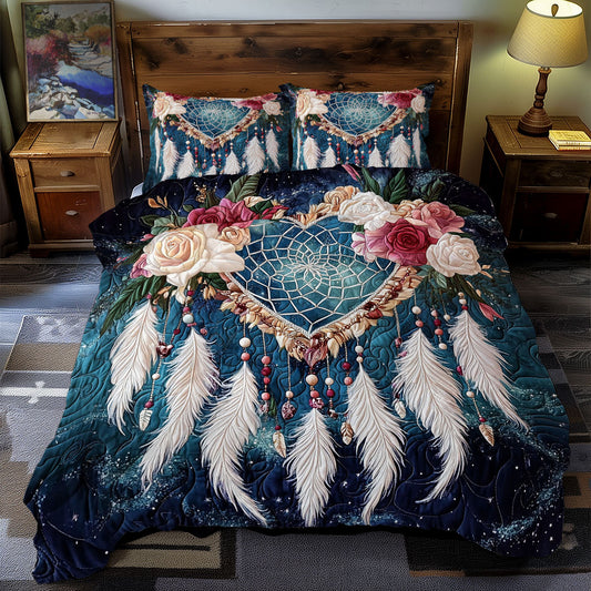 Flower Heart Dreamcatcher WY09120047CL Duvet Cover Set