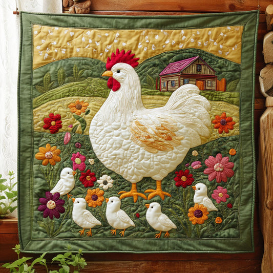 Mother Hen And Chicks DH2609006CL Quilt